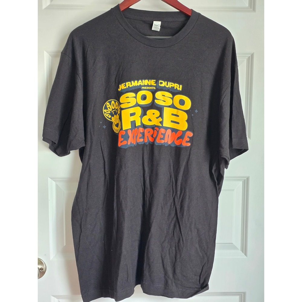 Jermaine Dupri So So Def R&B Experience Graphic T-Shirt XL Black Music Tee